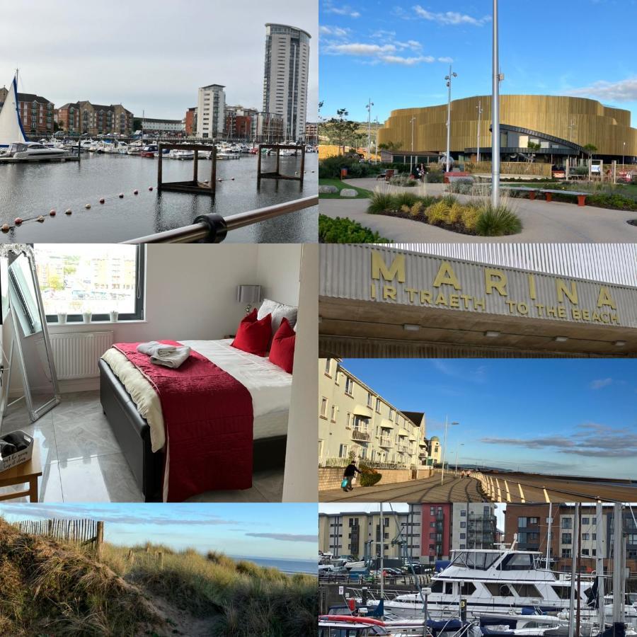 Swansea Bay, Marina & Arena View Mins To Beach & City Buitenkant foto
